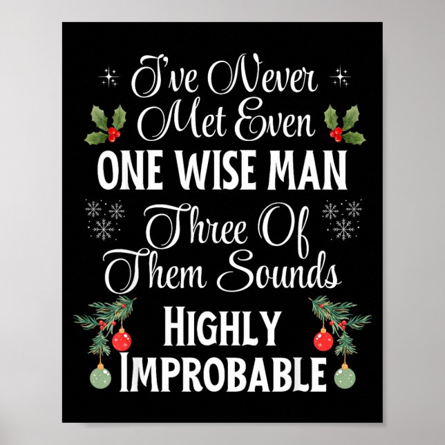 I've Never Met Even One Wise Man Three Sounds Impr Poster (Vorne)