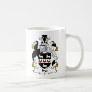 Ives Familienwappen Tasse
