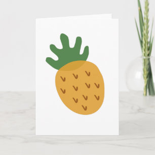 IVF Ananas   Moderne Unterstützung der Niedlichen  Karte