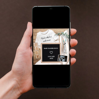 IVF aus Liebe und Wissenschaft - Sonogramm-Prägana Ankündigung