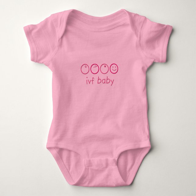 IVF Baby von Ei zu Baby Strampler (Vorderseite)