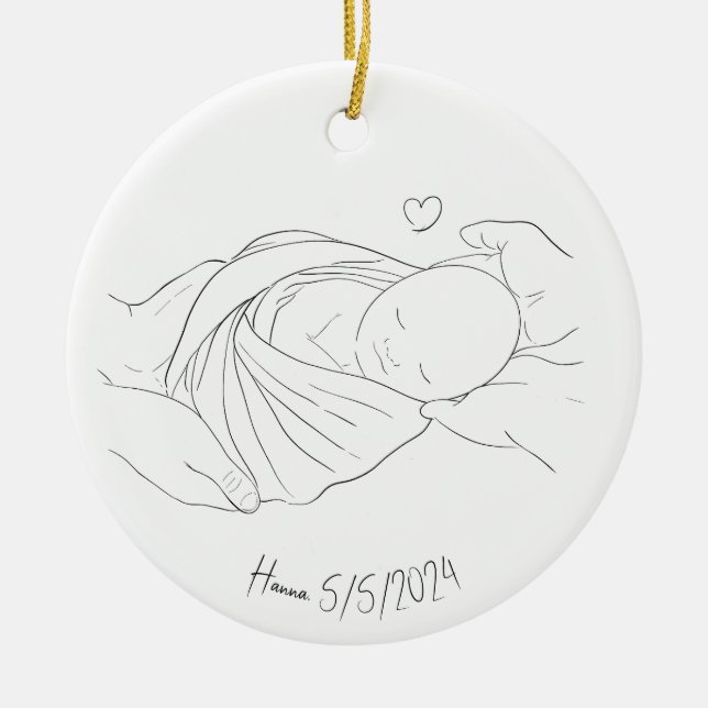 IVF Doctor's Wunder Arbeit Geschenk Boho Ornament (Vorne)