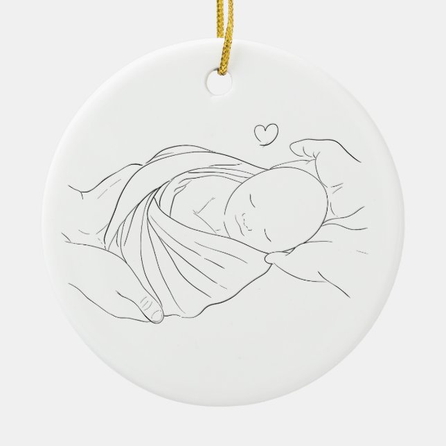 IVF Doctor's Wunder Arbeit Geschenk Ornament Blau (Vorne)