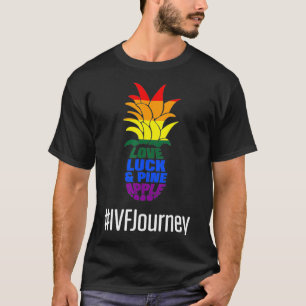 IVF Geschenkgutscheine Vater Mama Ananas Transfer T-Shirt