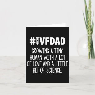 Ivf Gift Warrior Vater Liebe Transfer Day Unfrucht Karte