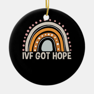 Ivf Got Hope Ivf Warrior Ivf Baby Ankündigung Boh Keramik Ornament