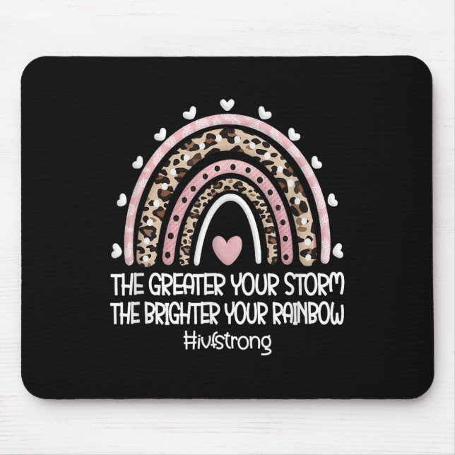 Ivf Stark Rainbow Ivf Transfer Day Retrieval Day Mousepad (Vorne)