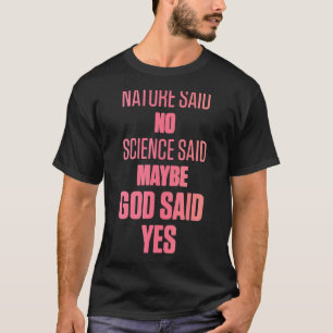 Ivf Survivor Krieger-Mama, Gott sei Dank Transfer  T-Shirt
