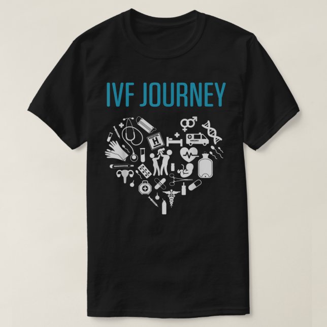 IVF Warrior Vater Mama Transfer Day Unfruchtbarkei T-Shirt (Design vorne)