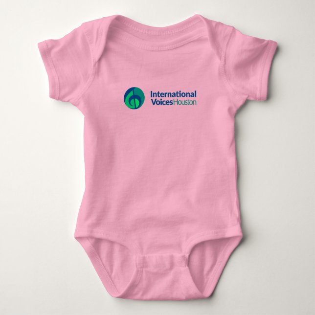 IVH Logo Baby Bodysuit Strampler (Vorderseite)
