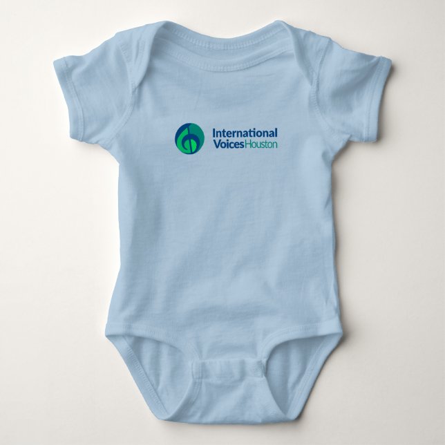 IVH Logo Baby Bodysuit Strampler (Vorderseite)