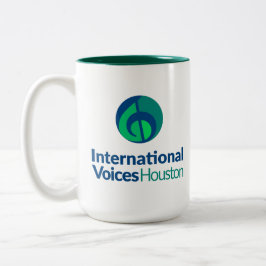 IVH-Logo Zwei-Tone-Tasse - Jäger Green Zweifarbige Tasse