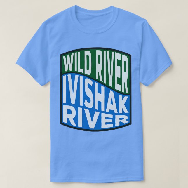 Ivishak River Wild River Wave TShirt (Design vorne)