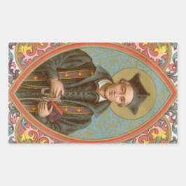 Ivo of Kermartin (BK 015) Rechteckiger Aufkleber