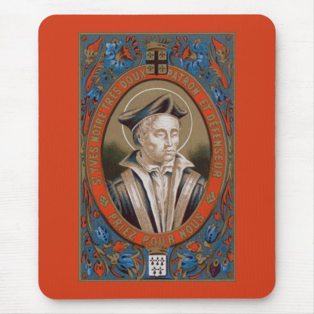 Ivo of Kermartin (M 005) Mousepad (Vorne)