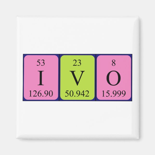 Ivo-Periodenmagnet Magnet (Vorne)