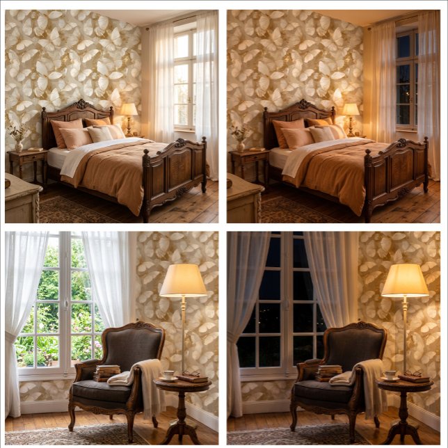 Ivorielle Flight Butterfly Peel & Stick  Tapete (The Butterfly Wallpaper Trend Luxury Homes Love)