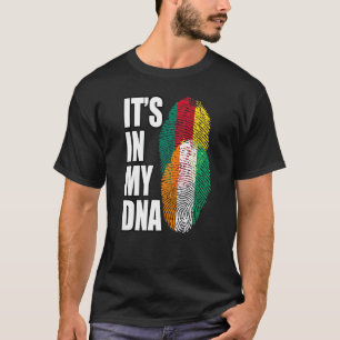 ivorischer und kamerunischer DNA-Flaggenstaat T-Shirt