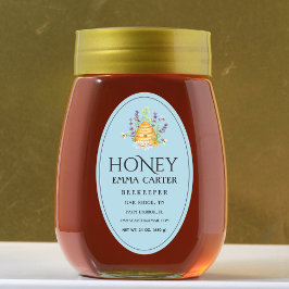 Ivory 24 oz Queen-line Honey Label Ovaler Aufkleber