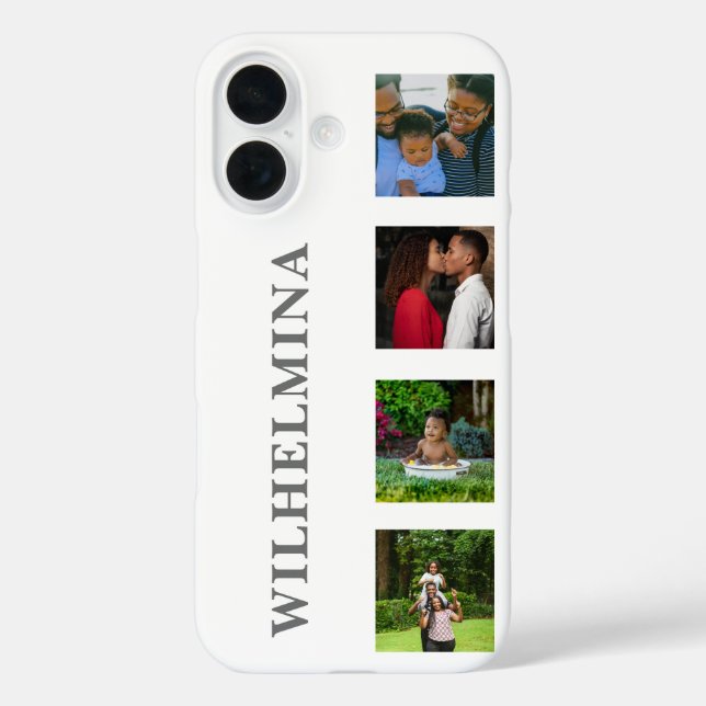 Ivory 4-Image Design Personal Case-Mate iPhone Hülle (Rückseite)