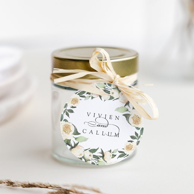 Ivory Bloom | Personalisierte Blumenzeremonie Geschenkanhänger (Von Creator hochgeladen)