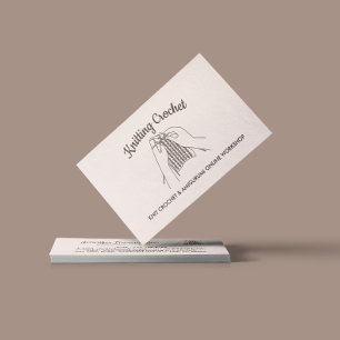 Ivory Blush Handmade Hobby Amigurumi Crochet Stric Visitenkarte