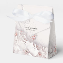 Ivory Blush Pink Floral Gevor Box Geschenkschachtel
