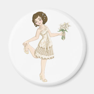 Ivory Bride Magnet