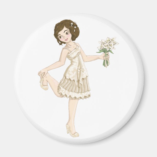 Ivory Bride Magnet (Vorne)