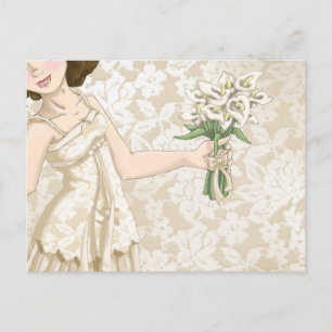 Ivory Bride Postkarte