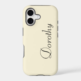 Ivory Cream Solid Color | Minimalistischer Name
