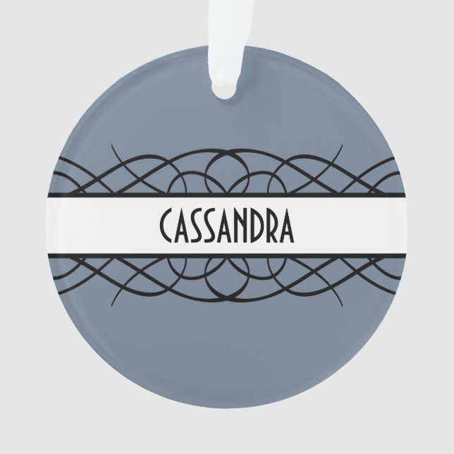 Ivory Deko Blühe Acrylschmuck Ornament (Vorderseite)