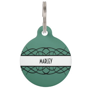 Ivory Deko Blühe Pet Nametag Haustiermarke