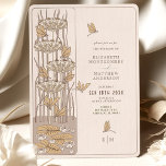 Ivory Dragonfly Belle Epoque Art Nouveau Wedding Einladung<br><div class="desc">Genießen Sie den Geist der Romantik und des künstlerischen Ausdrucks mit unserer "Belle Epoque Art Nouveau Dragonfly Wedding Invitation". Diese Karte zeichne Inspiration aus der Zeit der Belle Epoque und erfasst die exquisite und dynamische Kunst des Jugendstils. Ein ruhiger Teich, gerahmt von einer Melange blühender Blume, wird zu einer Tanzfläche...</div>