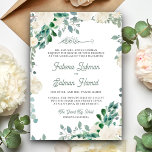 Ivory Floral Sage Green Blätter Islamische Hochzei Einladung<br><div class="desc">Erleben Sie Ihre Gäste mit dieser eleganten Hochzeitsveranstaltung mit wunderschönen Aquarellfarben-Blume mit "Bismillah" in arabischer Kalligrafie. Fügen Sie einfach Ihre Veranstaltungsdetails zu dieser einfach zu bedienenden Vorlage hinzu,  um sie zu einer einmaligen Einladung zu machen.</div>