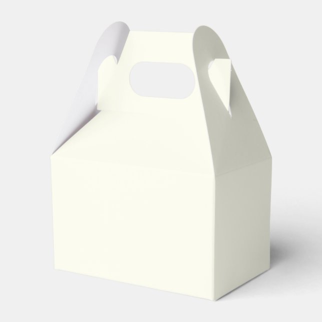 Ivory Gable Favor Box Geschenkschachtel (Vorderseite)