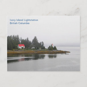 Ivory Island Lightstation Postkarte