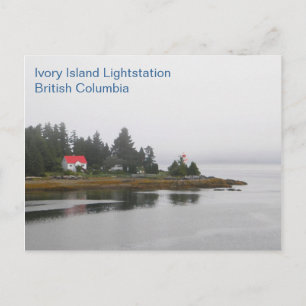 Ivory Island Lightstation Postkarte