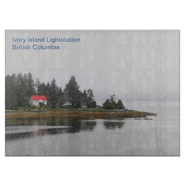 Ivory Island Lightstation Schneidebrett (Vorderseite)