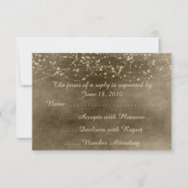 Ivory Lanterns RSVP Cards Karte