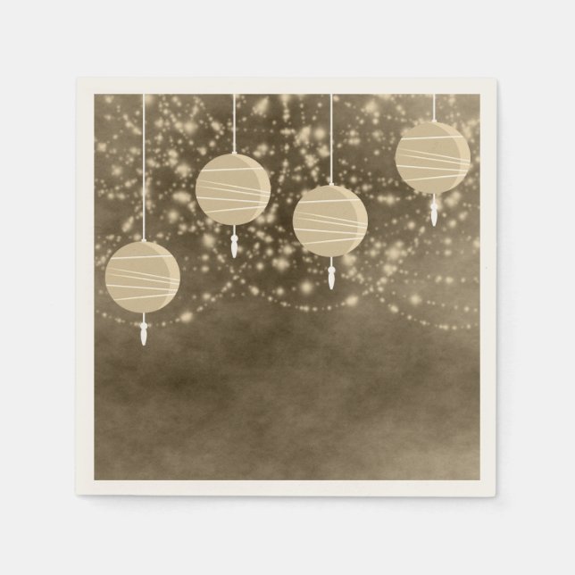 Ivory Lanterns Serviette (Vorderseite)