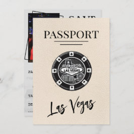 Ivory Las Vegas Passport Save the Date