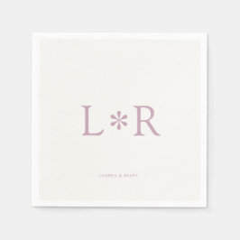 Ivory & Lilac | Stylish Modern  Serviette