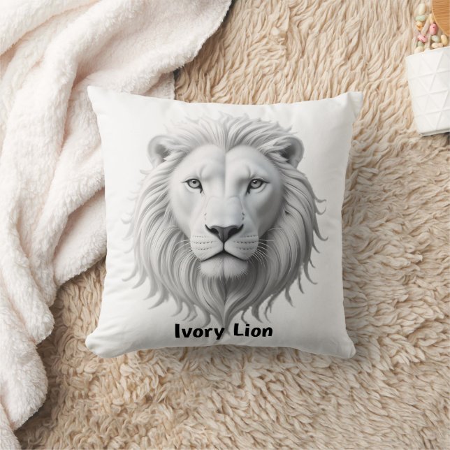 Ivory Lion Kissen (Decke)