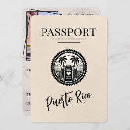 Ivory Puerto Rico Passport Save The Date