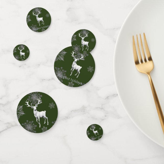 Ivory Reindeer Weihnachten | Green Konfetti (Gruppe)