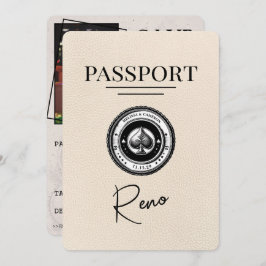 Ivory Reno Passport Save the Date
