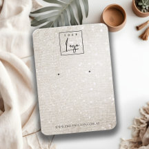 Ivory Silver Sparkle Glitzer-Logo-Vorführung