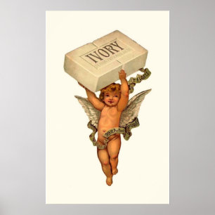 Ivory Soap Angel Wall Art Poster