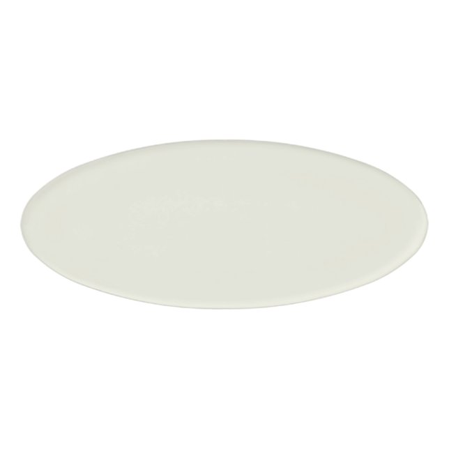 Ivory Solid Color Anpassen Namenschild (Vorderseite)